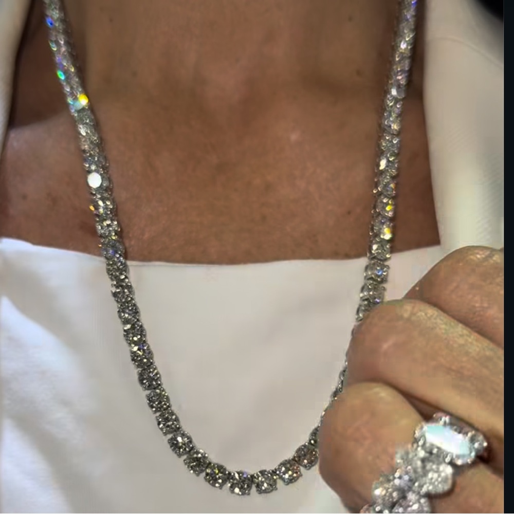 75ct Tennis Necklace - Picture 3 of 14